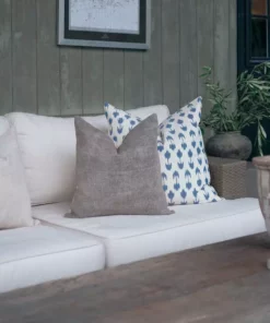 Soil To Studio Urmi Upcycled Hemp Throw Pillow Cover Home Goods