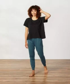 Coyuchi Pajamas + Loungewear Solstice Boxy Tee