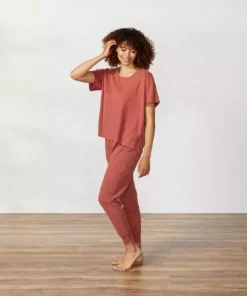 Coyuchi Pajamas + Loungewear Solstice Boxy Tee