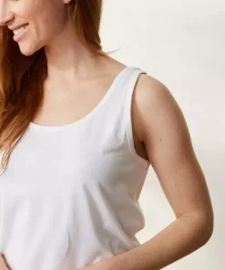 Coyuchi Solstice Tank Top - Alpine White