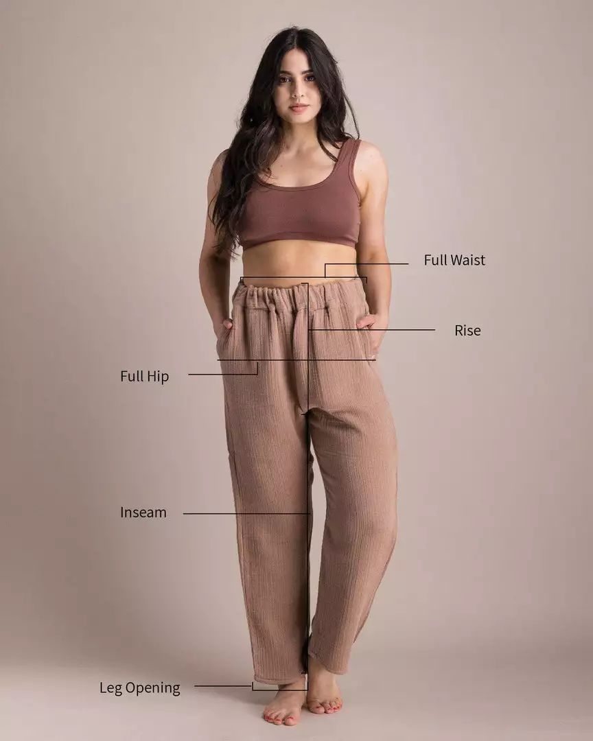 Soluna Collective Chestnut Relaxed Pants Clothing 5 Soluna Collective Chestnut Relaxed Pants Clothing