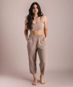 Soluna Collective Cremini Pima Knit Pants Staff Favorites