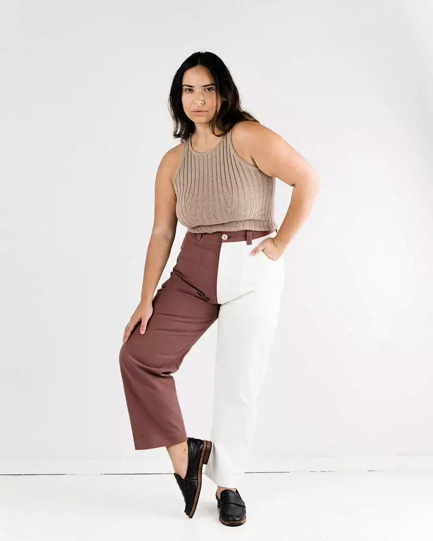 Soluna Collective Two-Tone Cargo Pants 2 Soluna Collective Two-Tone Cargo Pants