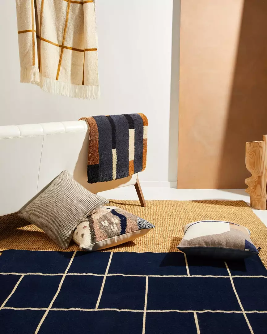 Minna Spaces Wool Rug / Runner Home Goods 2 Minna Spaces Wool Rug / Runner Home Goods