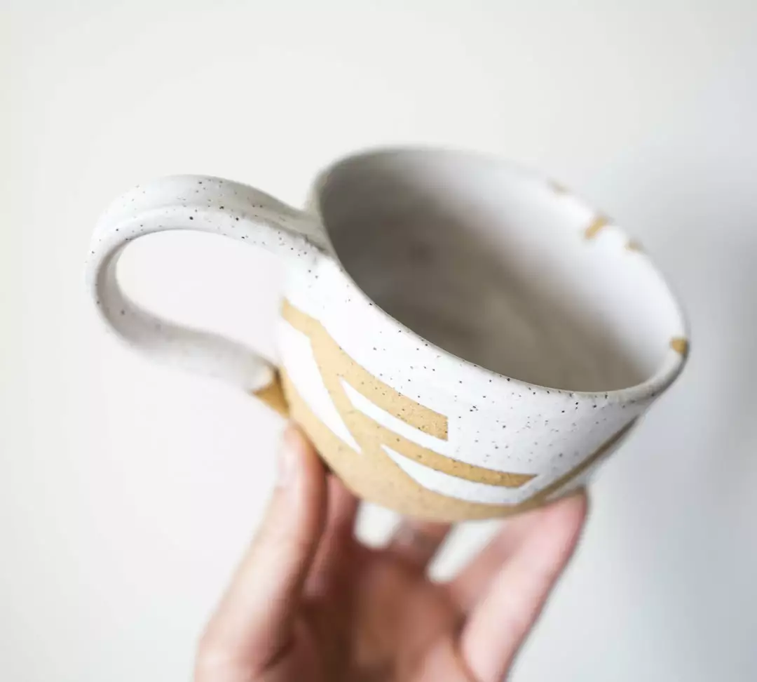 Moonshine Design Speckled Stoneware Mug Set 10 Moonshine Design Speckled Stoneware Mug Set