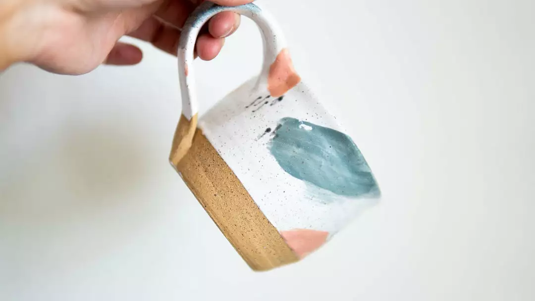 Moonshine Design Speckled Stoneware Mug Set 3 Moonshine Design Speckled Stoneware Mug Set