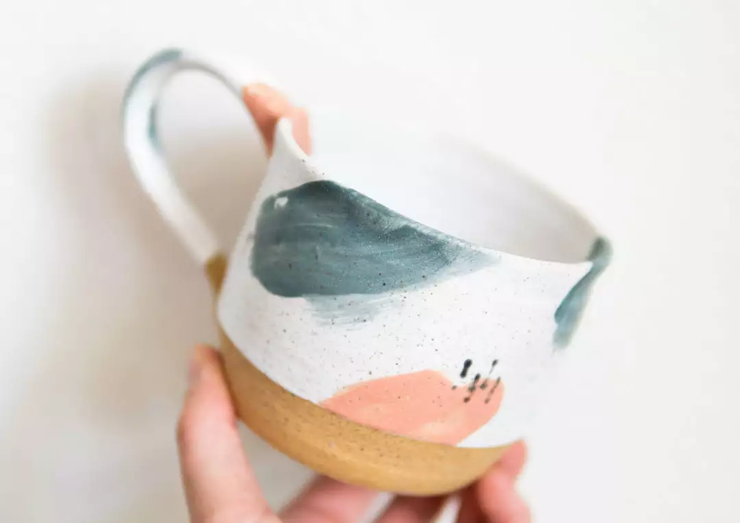 Moonshine Design Speckled Stoneware Mug Set 7 Moonshine Design Speckled Stoneware Mug Set