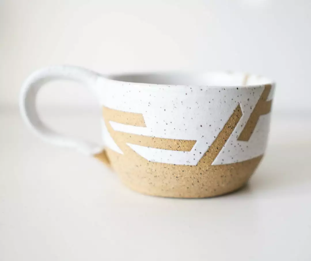 Moonshine Design Speckled Stoneware Mug Set 8 Moonshine Design Speckled Stoneware Mug Set