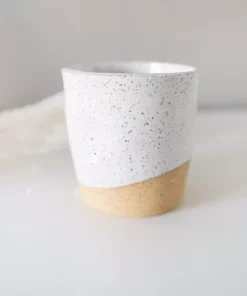 Moonshine Design Speckled Stoneware Pinch Tumbler Set Home Goods