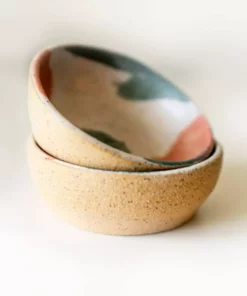 Moonshine Design Speckled Stoneware Small Dish Set Home Goods