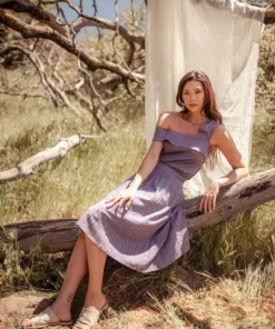 Valani Srey Banana Midi Skirt - Purple Sage Clothing