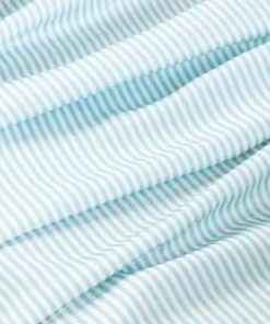 Ettitude Bamboo Sateen Duvet Cover- Starlight Blue Stripes