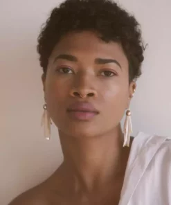 Stella Fluorescent Pod And Strand Earrings 8 Stella Fluorescent Pod And Strand Earrings