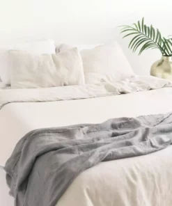 Creative Women Home Goods Stone Washed Linen Throw Blanket