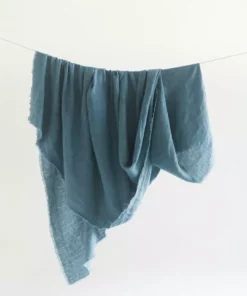 Creative Women Home Goods Stone Washed Linen Throw Blanket