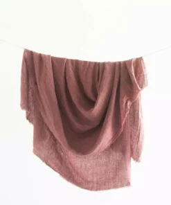 Creative Women Home Goods Stone Washed Linen Throw Blanket