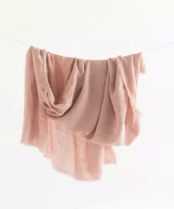 Creative Women Home Goods Stone Washed Linen Throw Blanket