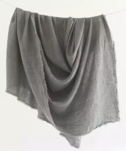 Creative Women Home Goods Stone Washed Linen Throw Blanket