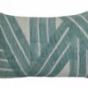 Casa Amarosa Stripe Sky Throw Pillow Cover- Aqua Home Goods