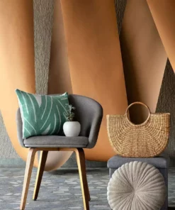 Casa Amarosa Stripe Sky Throw Pillow Cover- Aqua Home Goods