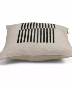 Casa Amarosa Stripe Throw Pillow Cover - Black 17 Casa Amarosa Stripe Throw Pillow Cover - Black