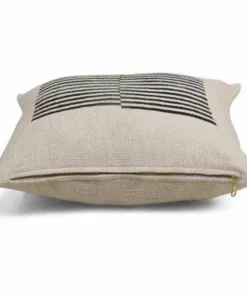 Casa Amarosa Stripe Throw Pillow Cover - Black 16 Casa Amarosa Stripe Throw Pillow Cover - Black