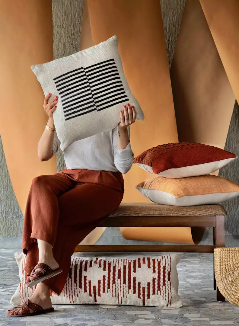 Casa Amarosa Stripe Throw Pillow Cover - Black 4 Casa Amarosa Stripe Throw Pillow Cover - Black