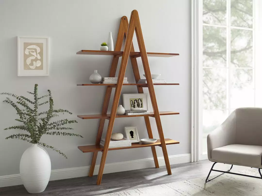 Greenington Furniture Studio Plus Book Shelf - Amber 2 Greenington Furniture Studio Plus Book Shelf - Amber