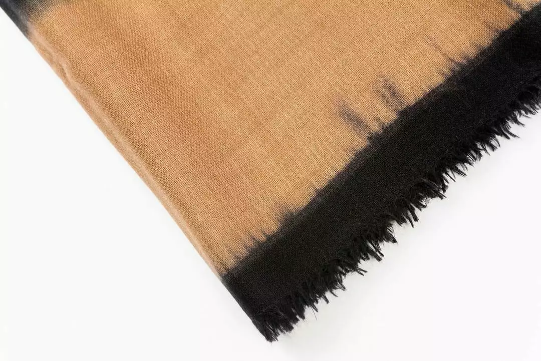 Studio Variously Handcrafted Aria Black Cashmere Scarf 4 Studio Variously Handcrafted Aria Black Cashmere Scarf