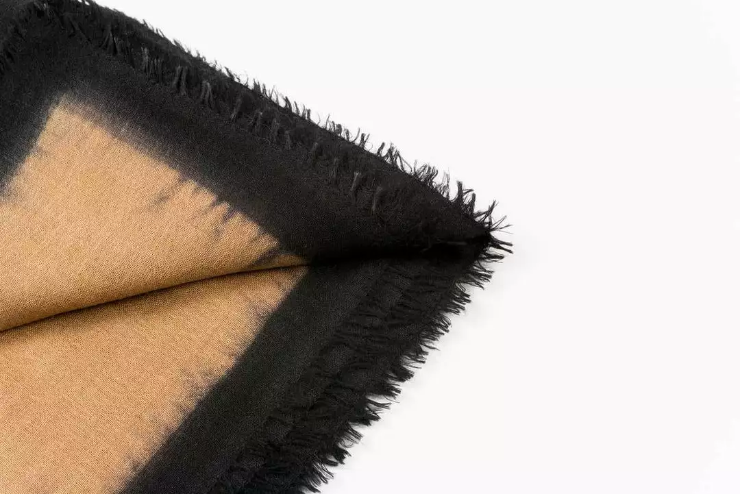 Studio Variously Handcrafted Aria Black Cashmere Scarf 2 Studio Variously Handcrafted Aria Black Cashmere Scarf