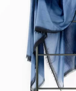 Studio Variously Handcrafted Aria Indigo Scarf