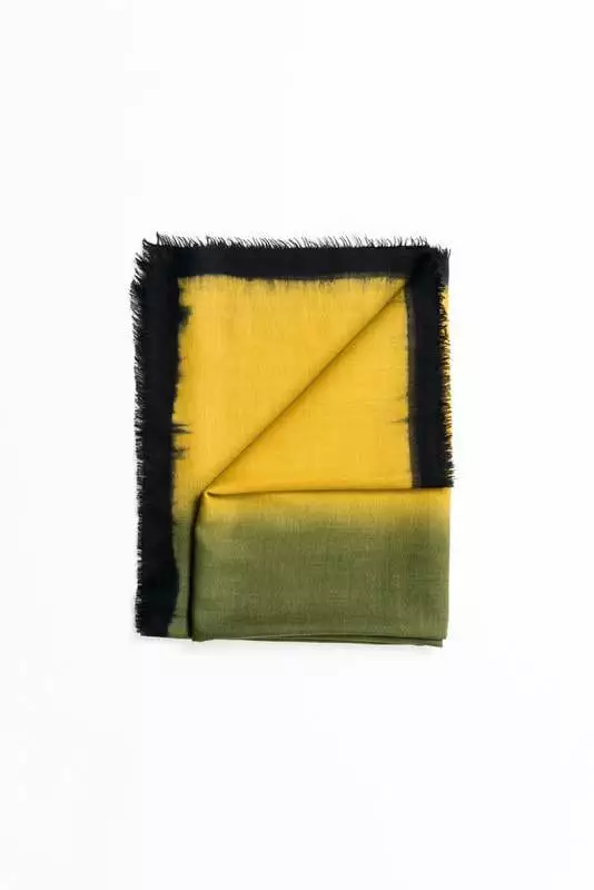 Studio Variously Aria Topaz Cashmere Scarf Handcrafted 2 Studio Variously Aria Topaz Cashmere Scarf Handcrafted