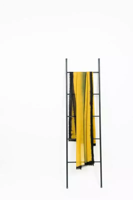 Studio Variously Aria Topaz Cashmere Scarf Handcrafted 3 Studio Variously Aria Topaz Cashmere Scarf Handcrafted