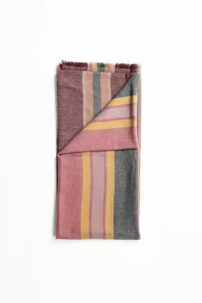 Studio Variously Barque Stripes Merino Wool Scarf 3 Studio Variously Barque Stripes Merino Wool Scarf