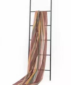 Studio Variously Barque Stripes Merino Wool Scarf