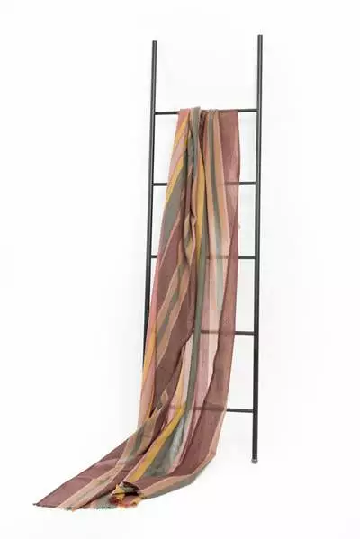 Studio Variously Barque Stripes Merino Wool Scarf 1 Studio Variously Barque Stripes Merino Wool Scarf