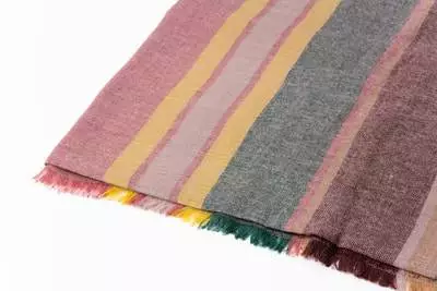 Studio Variously Barque Stripes Merino Wool Scarf 4 Studio Variously Barque Stripes Merino Wool Scarf