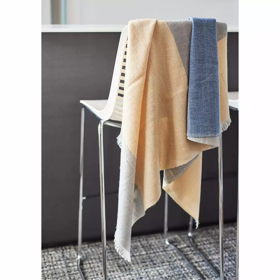 Studio Variously Ceru Merino Wool Throw Blanket 3 Studio Variously Ceru Merino Wool Throw Blanket