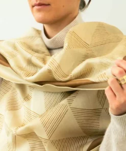 Studio Variously Dune Silk Scarf Accessories