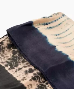 Studio Variously Handcrafted Indigold Kasmi Silk Scarf