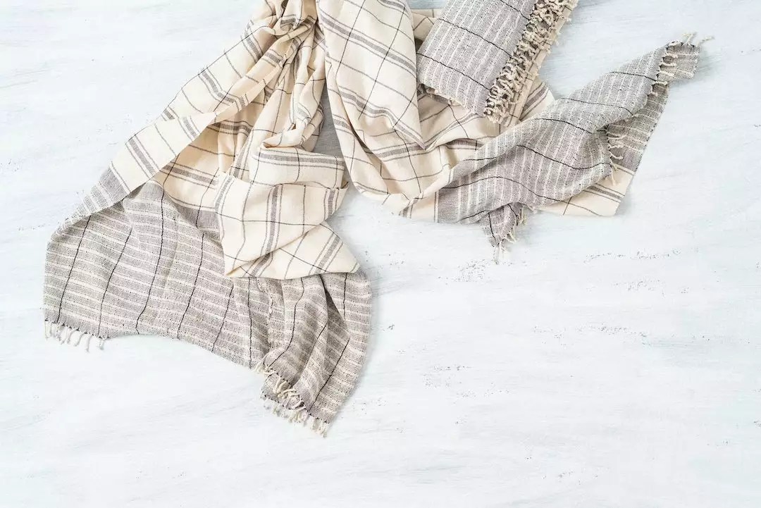 Studio Variously Handcrafted Lekha Throw Blanket 8 Studio Variously Handcrafted Lekha Throw Blanket