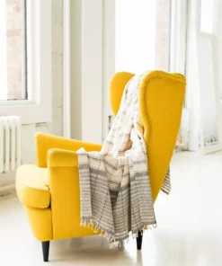 Studio Variously Handcrafted Lekha Throw Blanket