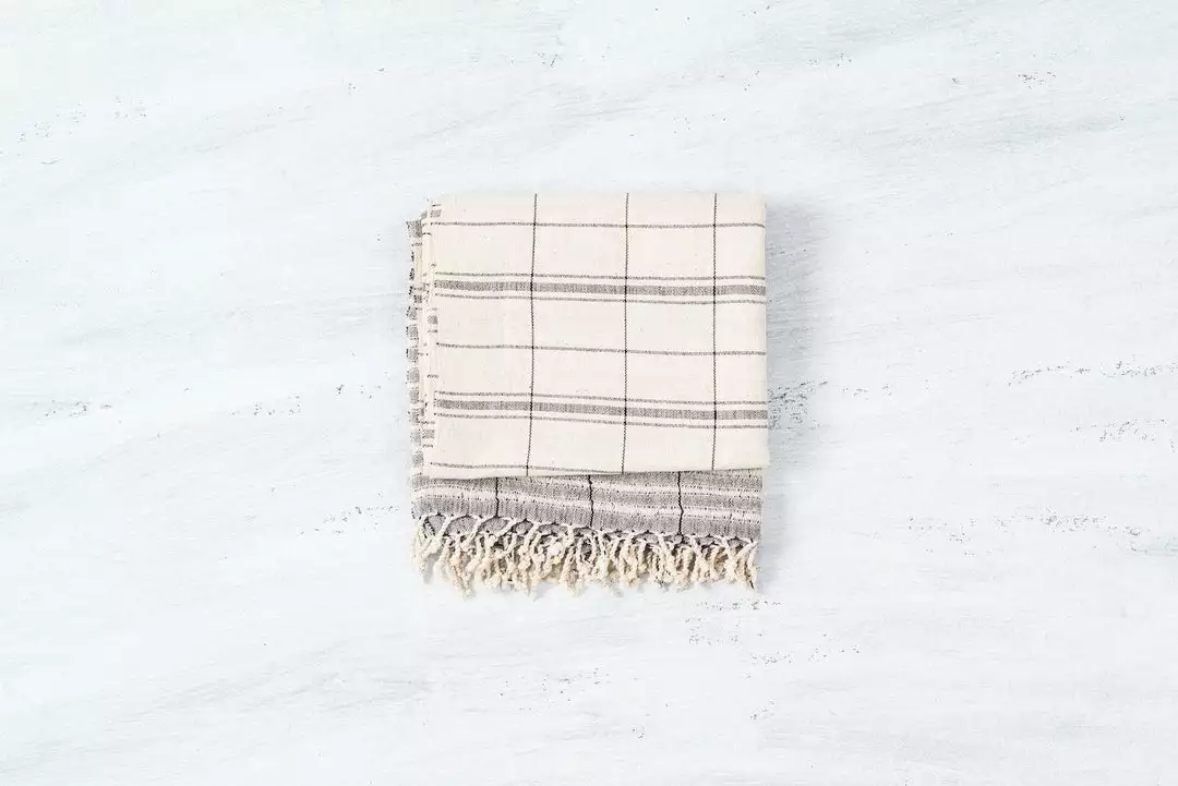 Studio Variously Handcrafted Lekha Throw Blanket 4 Studio Variously Handcrafted Lekha Throw Blanket