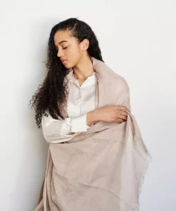 Studio Variously Oat Linen Scarf Accessories