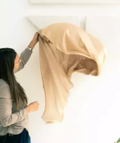 Studio Variously Lunar Silk And Cashmere Scarf Handcrafted