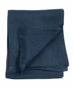 Studio Variously Midnight Blue Linen Scarf Accessories 15 Studio Variously Midnight Blue Linen Scarf Accessories