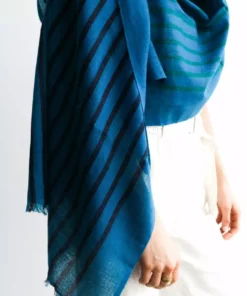 Studio Variously Peacock Melos Merino Scarf Accessories