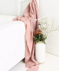 Studio Variously Rosewood Throw Blanket