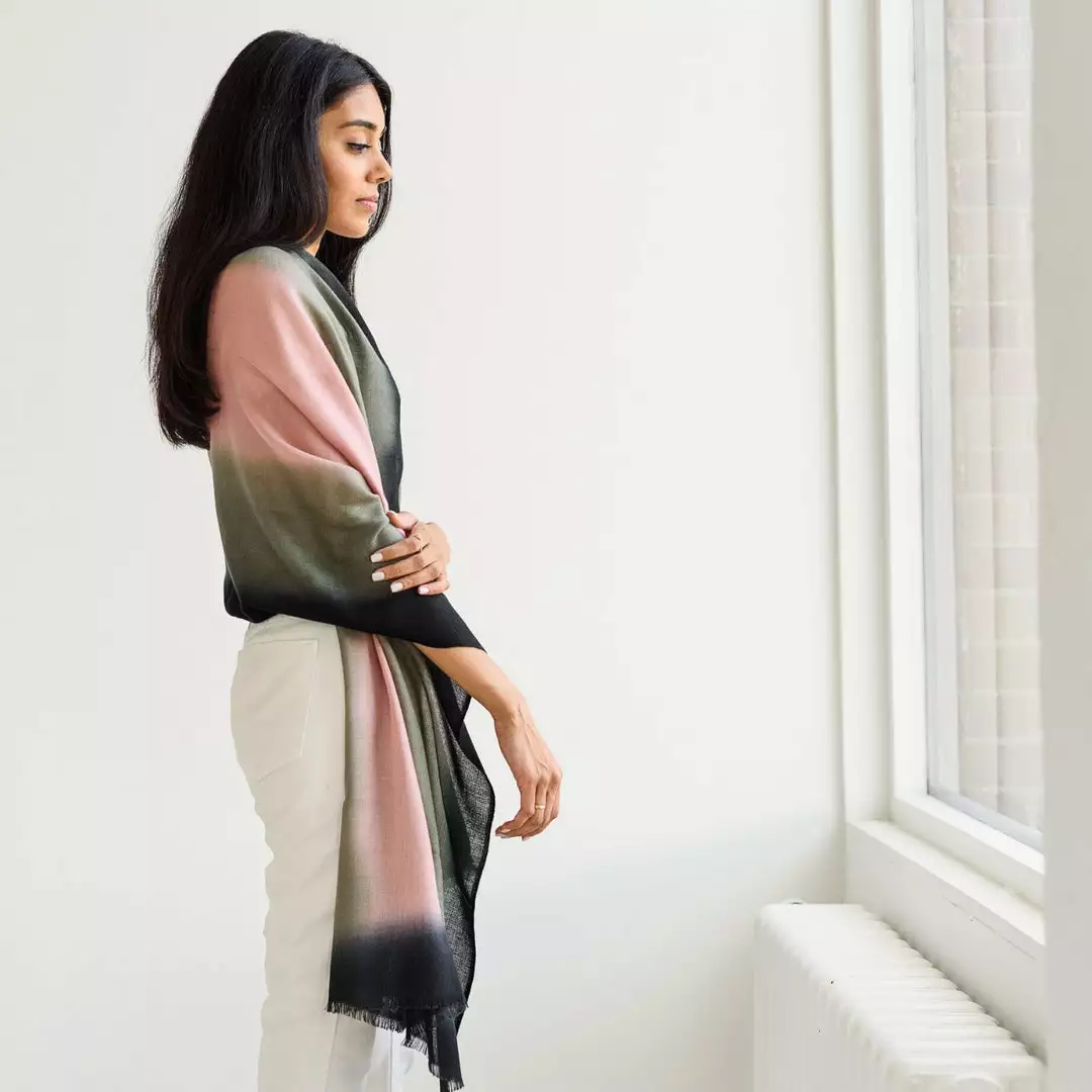 Studio Variously Umbra Kiwi Merino Scarf 4 Studio Variously Umbra Kiwi Merino Scarf