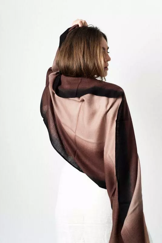 Studio Variously Accessories Umbra Mink Cashmere Scarf 3 Studio Variously Accessories Umbra Mink Cashmere Scarf